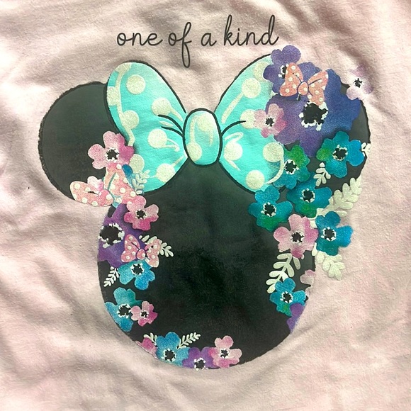 Pink 3T Disney Junior One Of A Kind Minnie Mouse Long Sleeve Top